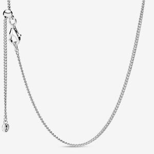 Pandora Curb Chain Necklace 398283-60 Sterling silver NWT